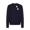 THE EXTRA-FINE MERINO WOOL PULLOVER WITH INTARSIA